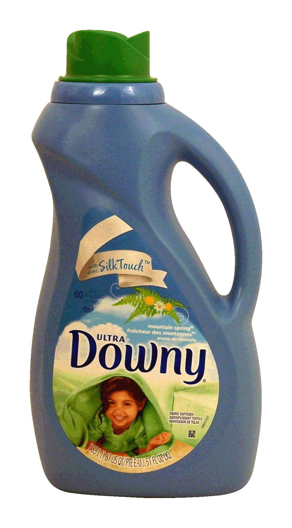 Downy&nbsp;Ultra&nbsp;fabric conditioner with silk touch, mountain spring, 60 loads Full-Size Picture